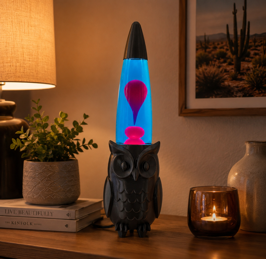 Owl Lava Lamp 18"