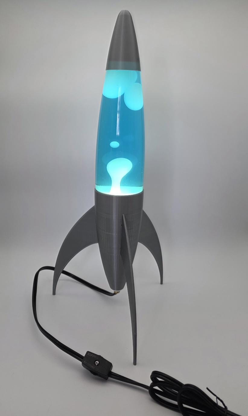 Rocket Lava Lamp 18"