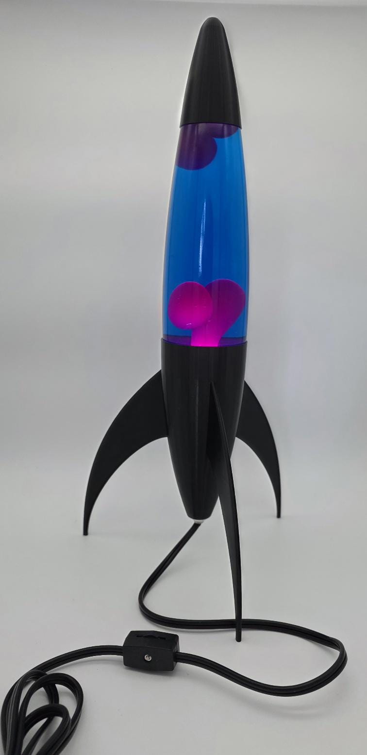 Rocket Lava Lamp 18"