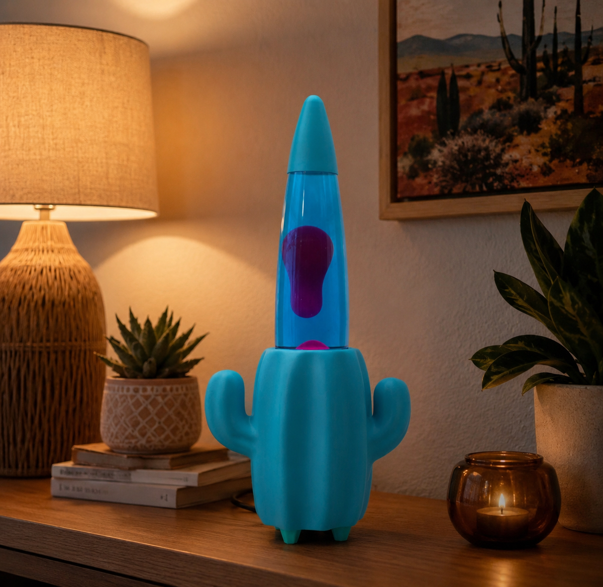 Cactus Lava Lamp 18"