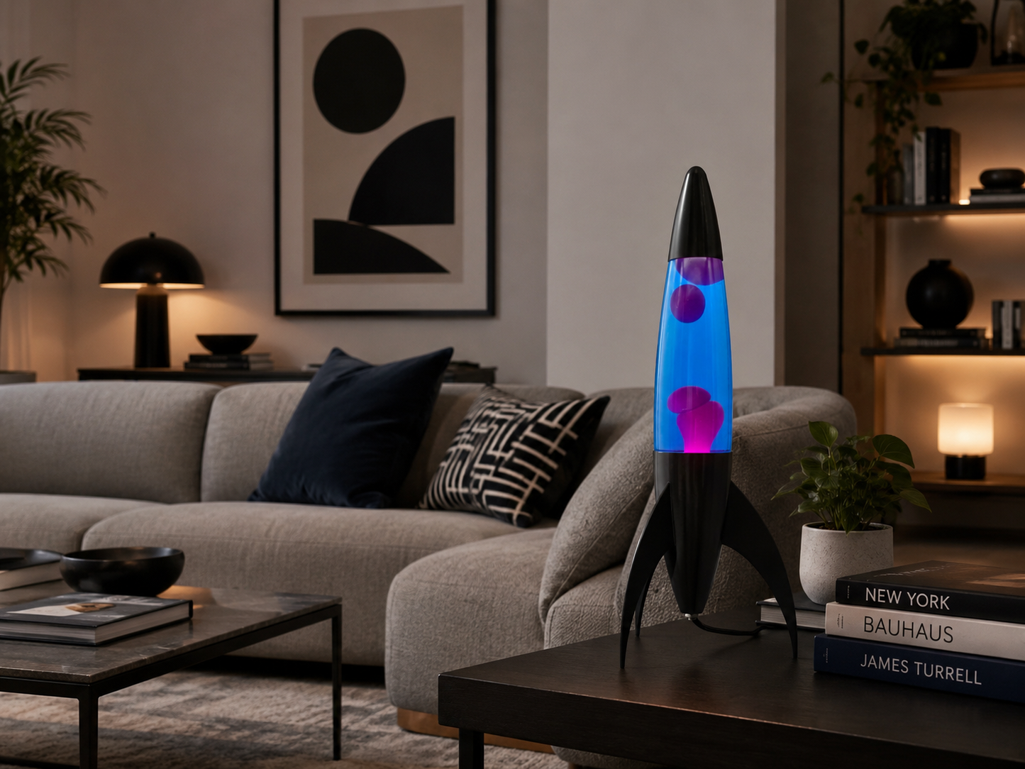 Rocket Lava Lamp 18"