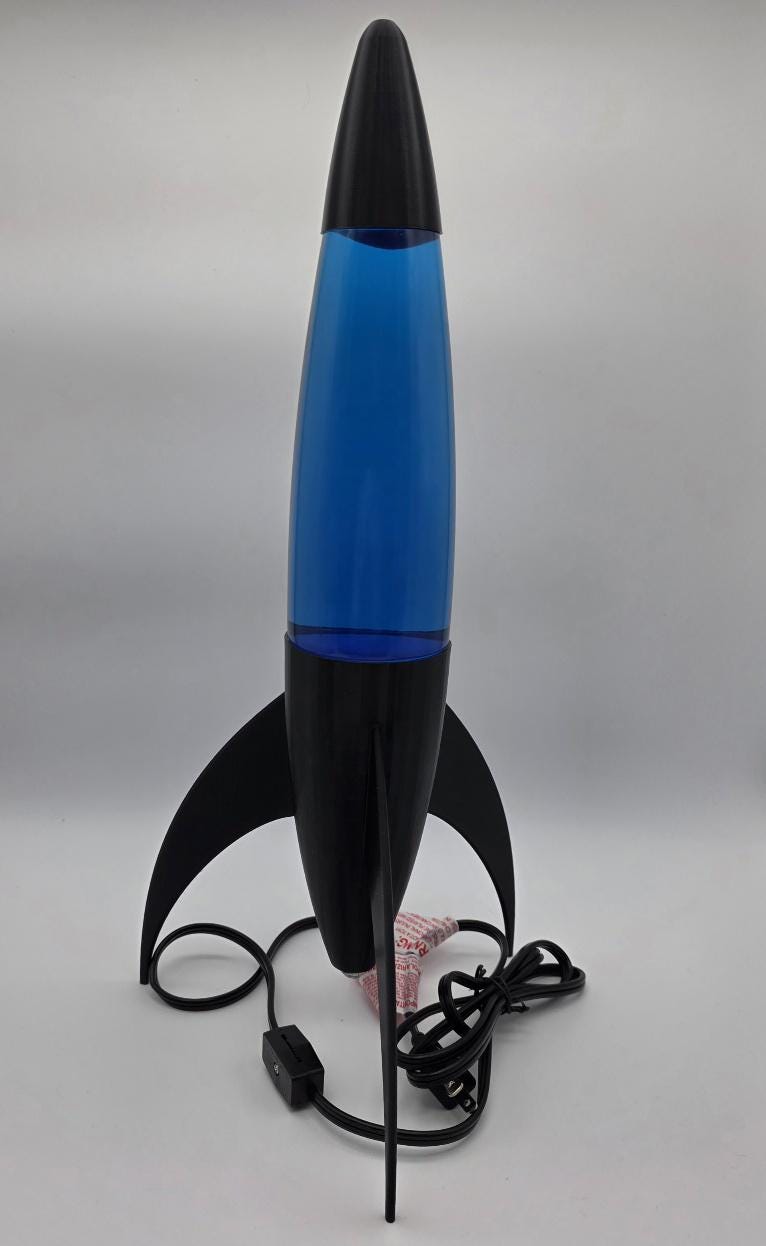 Rocket Lava Lamp 18"